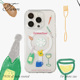 TWOM 圣诞晚餐磁吸壳适用iphone17Promax手机壳苹果16Promax保护壳新款 秋冬创意插画15proamx透明壳14卡包