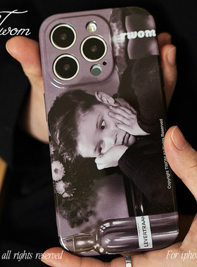 TWOM 美式惊喜男孩适用苹果17promax手机壳复古iPhone16pro新款15Promax个性创意14pro欧美13pro高级感