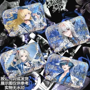 鸣潮x罗森联动双闪方形吧唧布兰特方形谷赞妮二次元反光徽章胸针