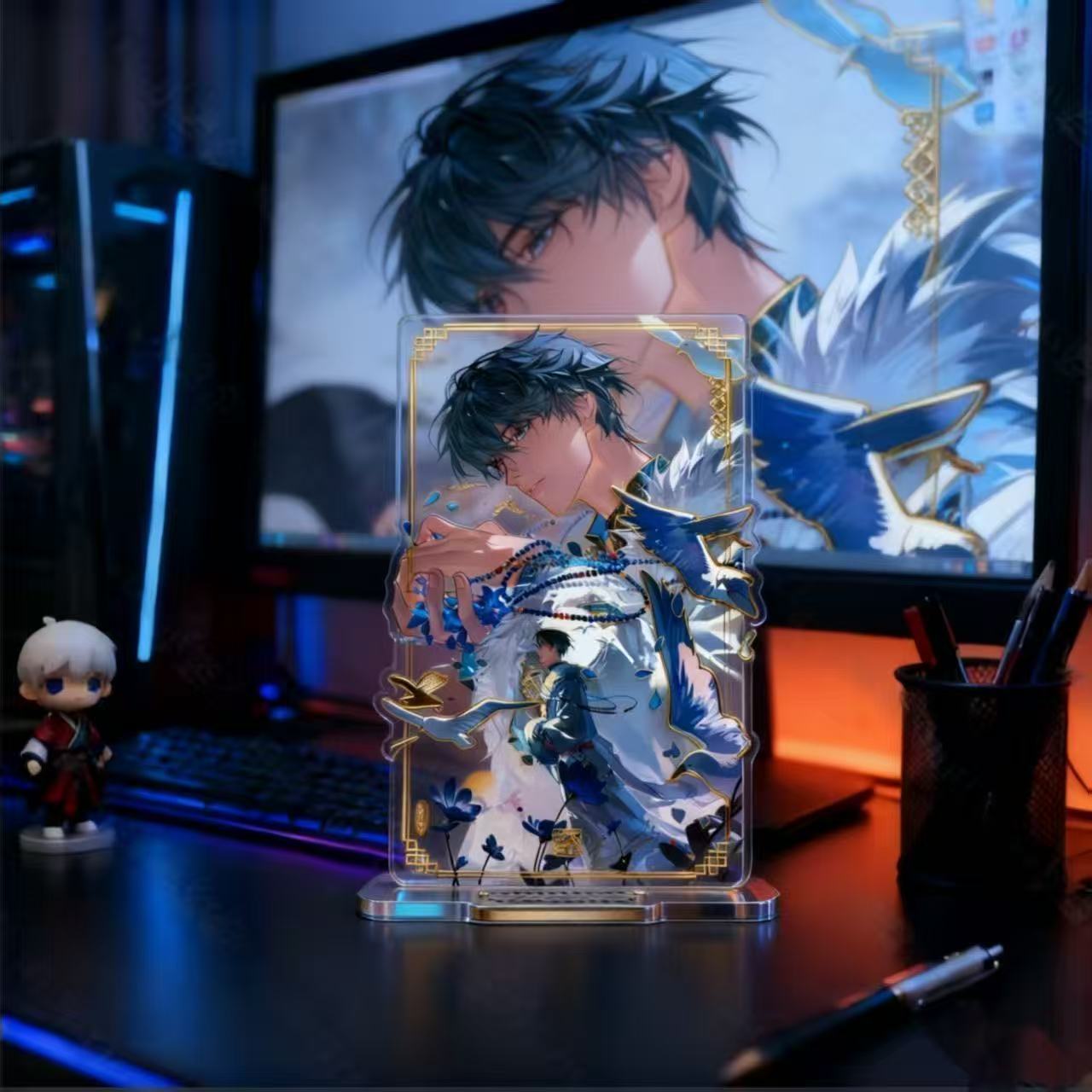 盗墓笔记张起灵生日周边立牌