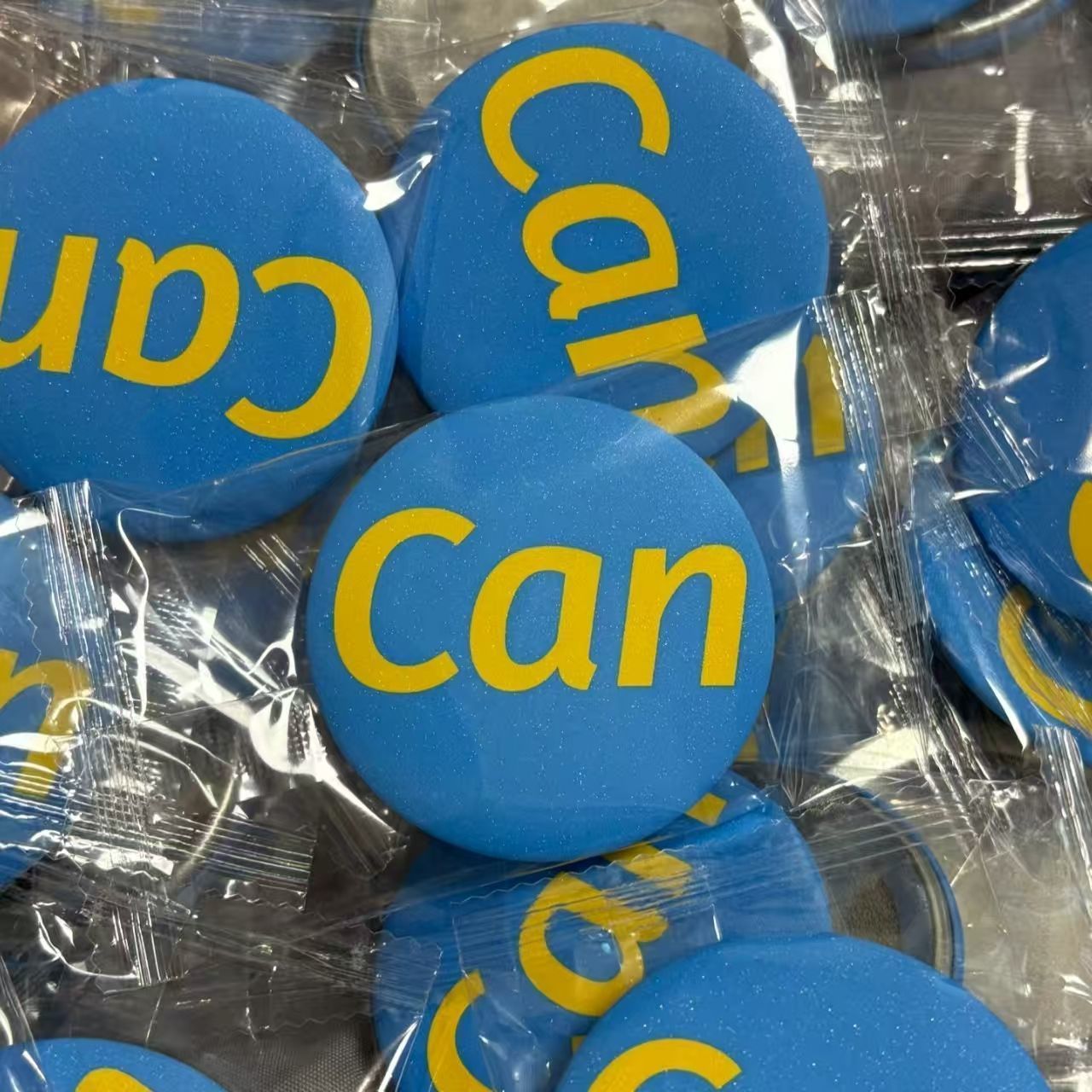 五月天周边自制Can磨砂细闪徽章