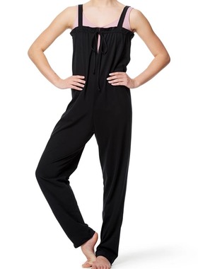 幻梦现货LULLI以色列进口柔软拉绒纯棉芭蕾保暖热身舞蹈连体裤