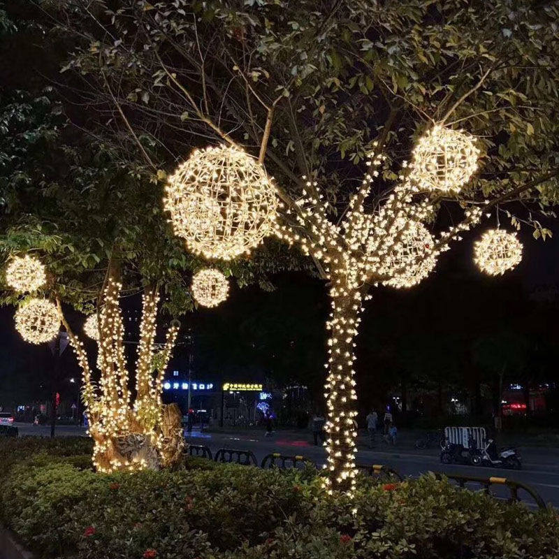藤球灯LED灯串防水灯景观灯庭院