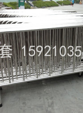 【上海造】不锈钢铁马护栏1*2米m 英招防护不锈钢防护栏网移动栏