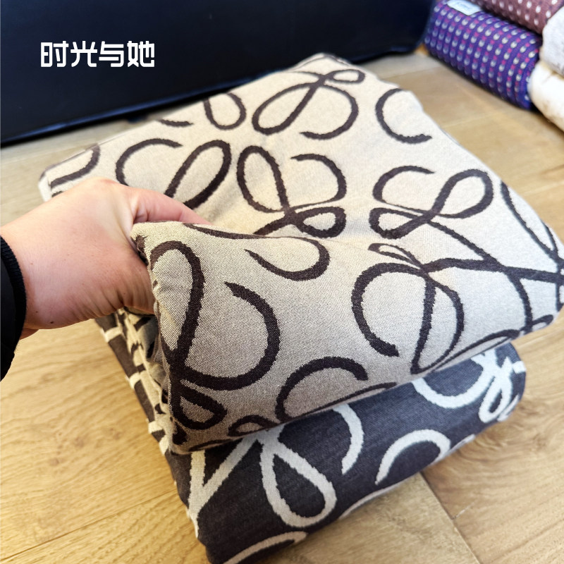 罗威|加厚全棉60S色织提花四件套纯棉床单款AB版大牌风被套三件套