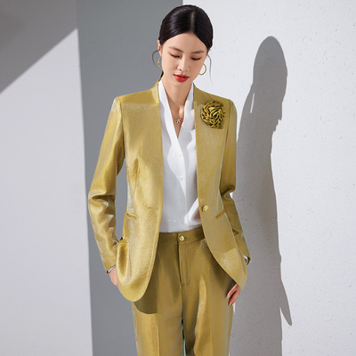 高级感职业套装女秋冬气质西装潮