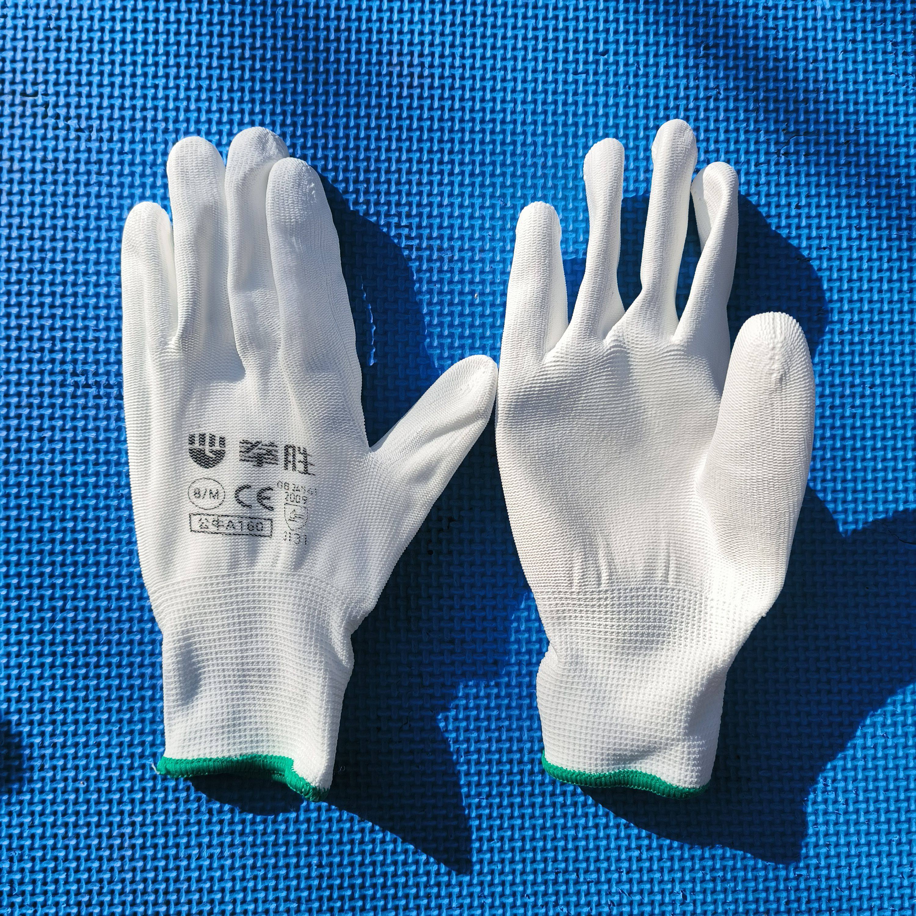 拳胜白PU涂掌树脂尼龙手套木业板电子厂爬山户外快递包装超市理货,居家日用,防护手套,淘宝优惠券,粉丝福利购,淘宝优惠卷