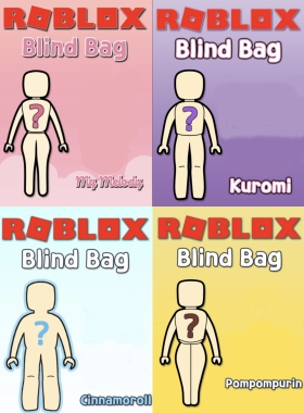 Roblox联名玩偶换装盲袋非成品儿童DIY启智专注力手工玩具女孩