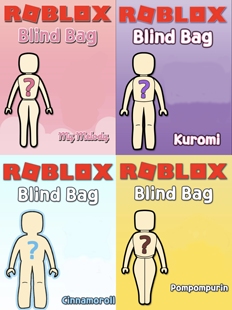 Roblox联名玩偶换装盲袋非成品儿童DIY启智专注力手工玩具女孩