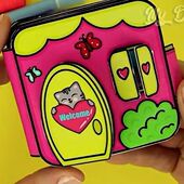 迷你小猫换装 纸娃娃手工diy自制半成品安静书游戏玩具书