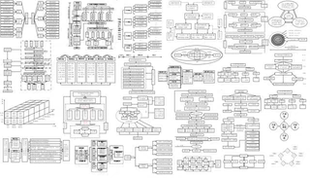 技术路线图模板 可编辑50余个 word版 Visio版