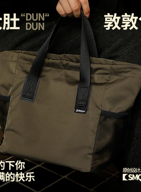 束口网兜手拎便当包 加厚保温大容量上班通勤带饭午餐野餐饭盒包