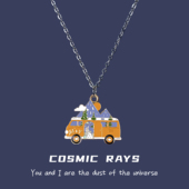 新款 露营项链毛衣链长款 个性 宇宙射线 不撞款 学生潮男辣妹ins风女