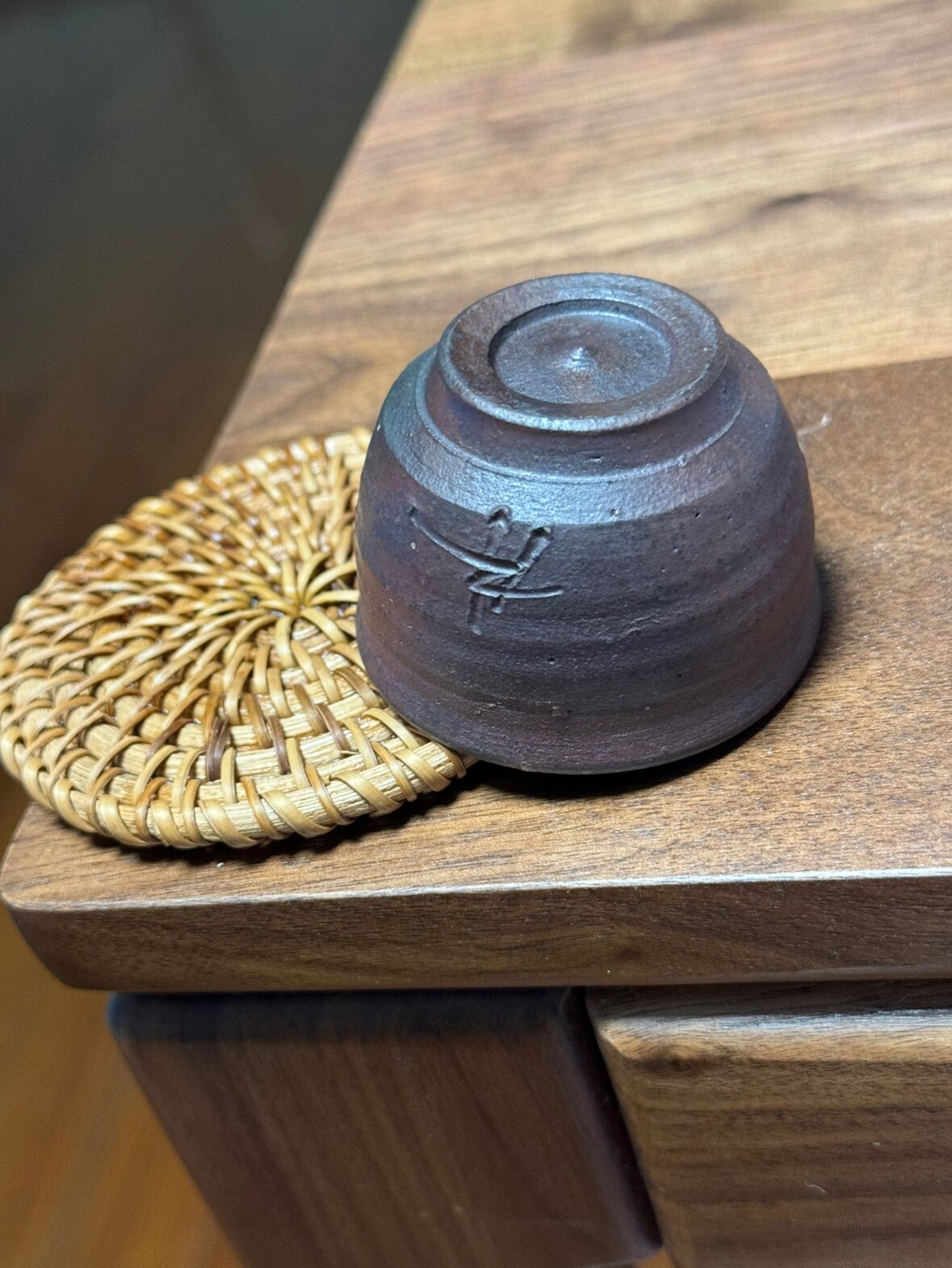 日产备前烧 名匠宫宅 作 主人杯  软化水质 侘寂风格 功夫 茶具