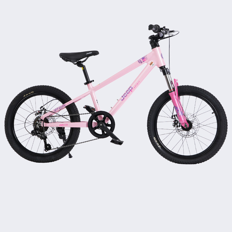 吉普JEEP儿童自行车中大童男女孩铝合金减震山地车单车-海豹MAX