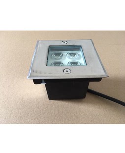 led 4w正方形地埋灯9W草坪灯 照树灯12W 地底灯埋地灯户外防水灯