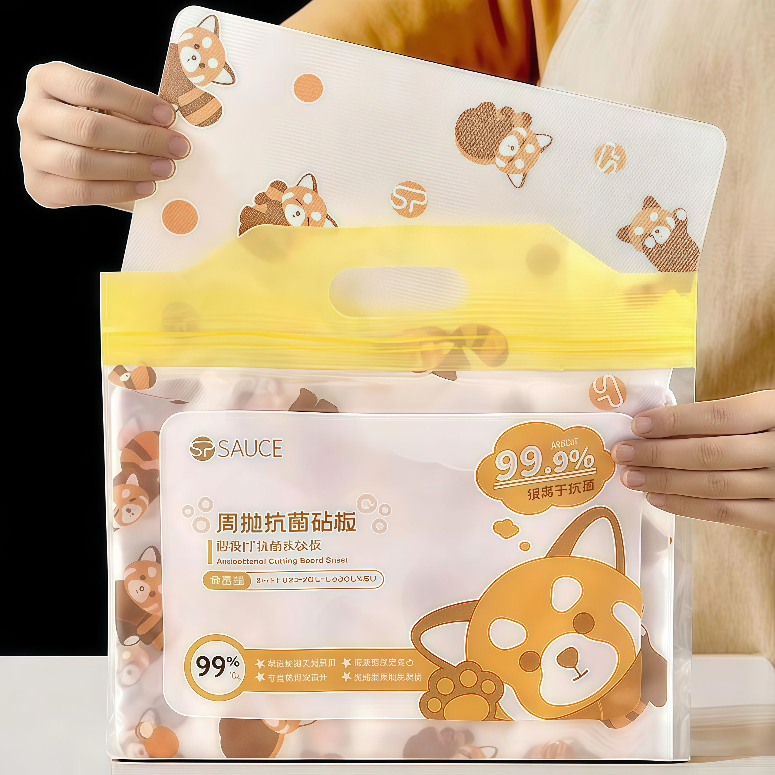 日本厨房家用一次性菜板垫