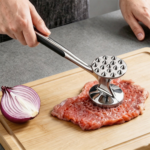 日本松肉锤牛排专用锤子食品级敲打大排牛肉捶打器家用敲肉捶神器