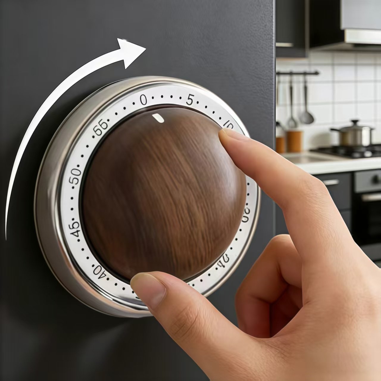 日本磁吸计时器厨房专用机械提醒器做饭定时器家用烹饪烘焙倒计时