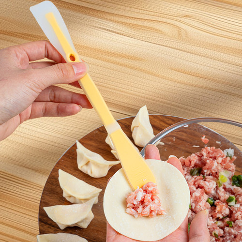 日本硅胶包饺子神器挑馅勺