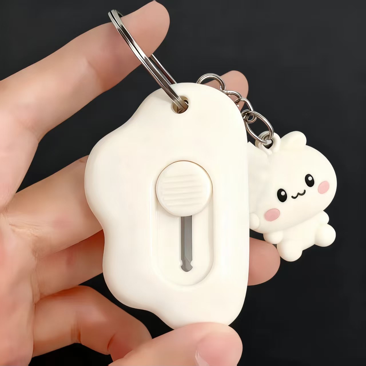 日本快递刀迷你美工刀钥匙扣拆快递小刀包裹专用小型刀具开箱神器