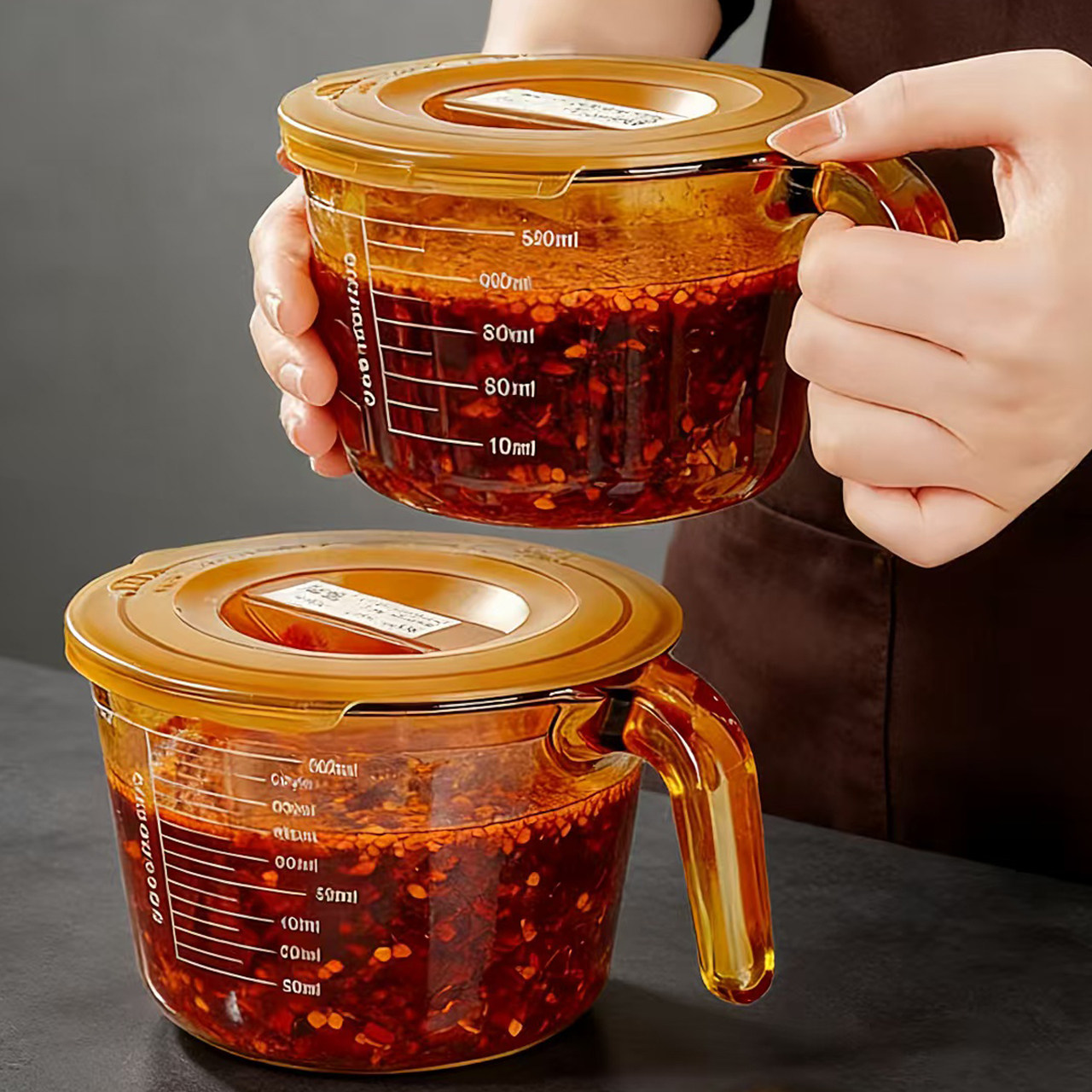 日本高硼硅玻璃辣椒油专用密封罐豆瓣酱油泼辣子食品级家用耐高温,厨房/烹饪用具,调味瓶罐/调料研磨器,淘宝优惠券,粉丝福利购,淘宝优惠卷