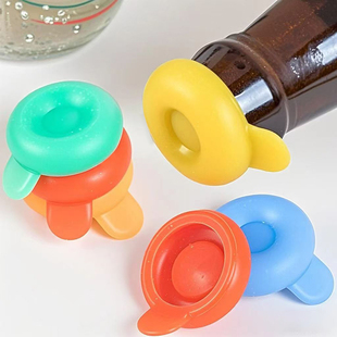 日本食品级硅胶瓶盖玻璃瓶密封水杯盖汽水酒瓶盖子红酒气泡水瓶盖