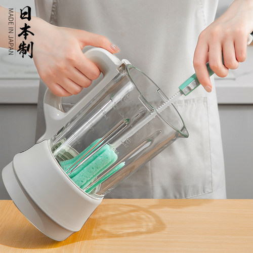 日本厨房长柄清洁杯刷