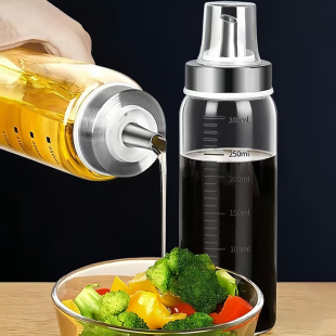 日本高硼硅玻璃油壶油瓶酱油醋调味厨房香油家用油罐调料组合套装