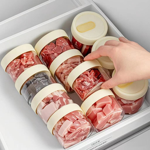 日本高硼硅玻璃冰箱收纳盒冻肉保鲜一周备菜食品级专用冷冻分装盒