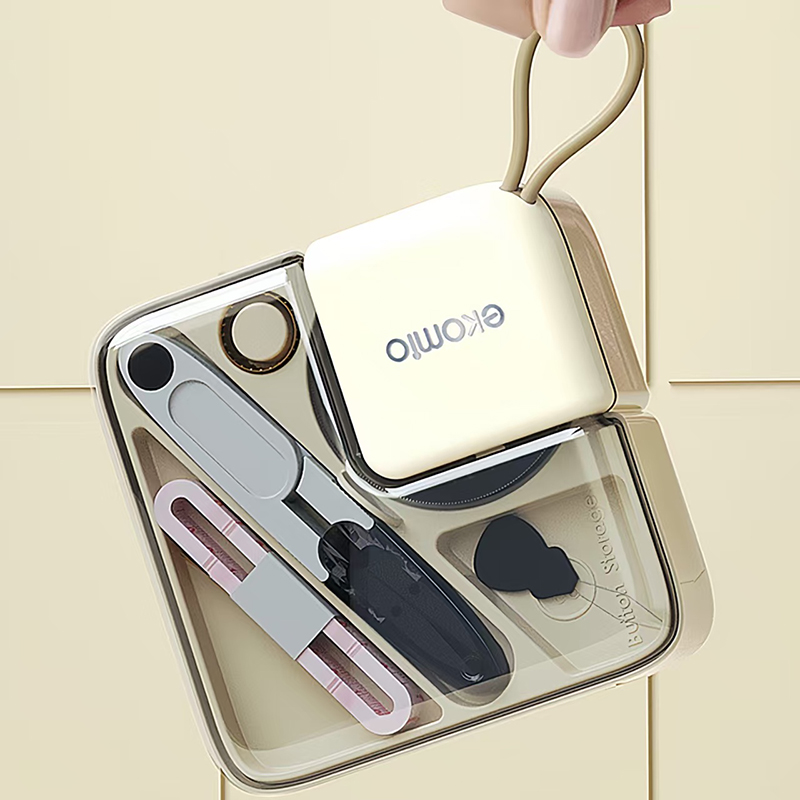 日本针线盒家用缝补缝纫套装外出便携式缝线工具针线包可磁吸针盒