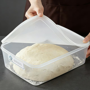 日本抗菌面团发酵盒面包吐司醒发盒密封盒食品级不沾底冰箱保鲜盒