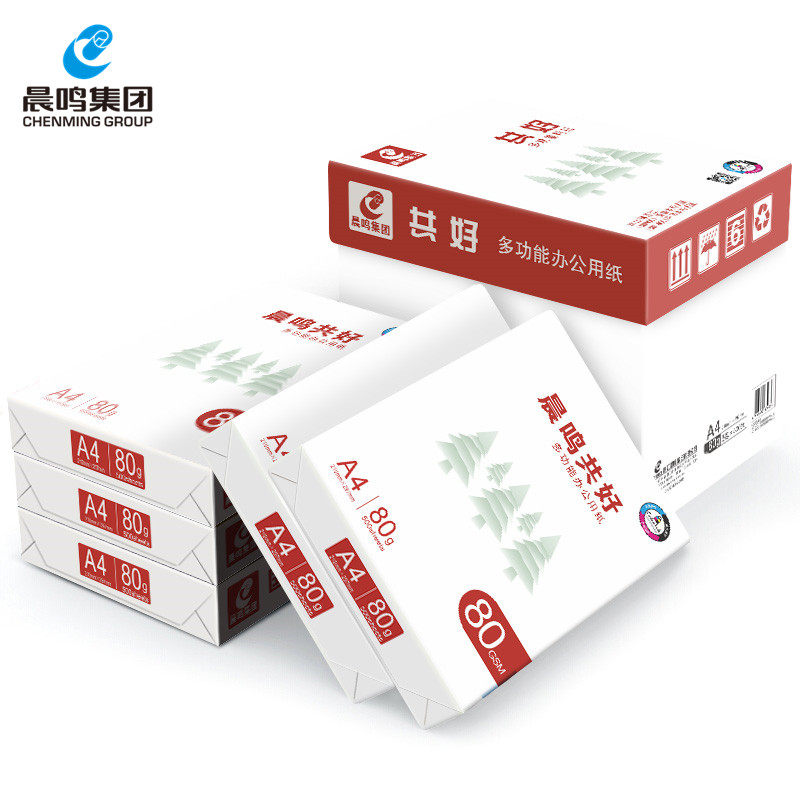 只发广东晨鸣打印纸共好复印纸70g80gA4A3B4B5打印纸a4打印纸整箱