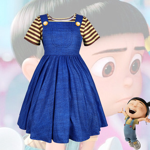 神偷奶爸服装Minions角色扮演儿童成人cosplay连体衣舞台表演服小