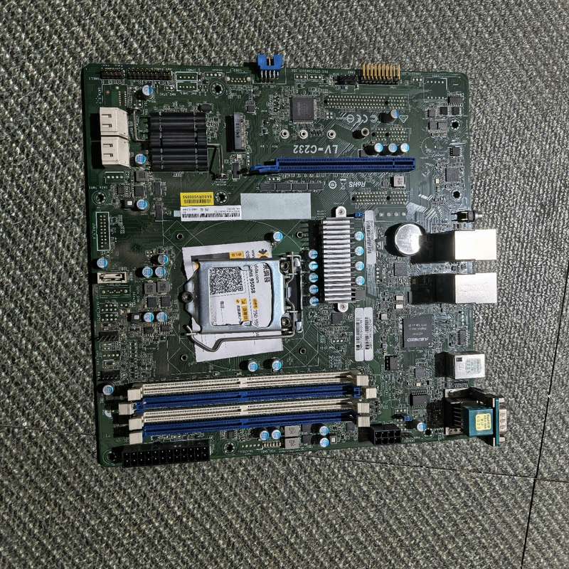 可维修三个网卡口工业设备主板 LV-C232 工控机主板 LV-议价