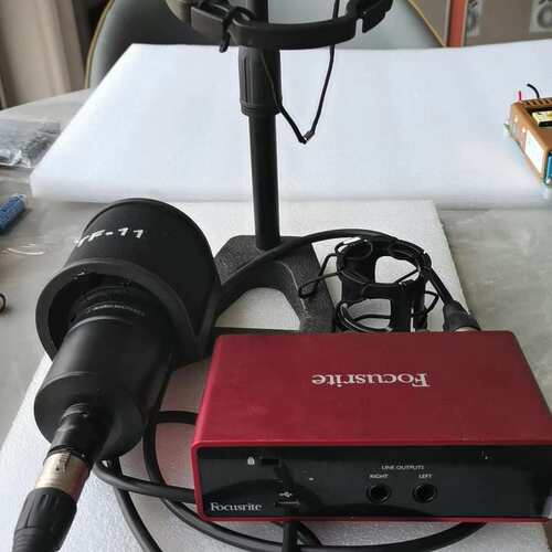 可维修直播音频套装 Focusrite三代声卡+铁三角+支架议价