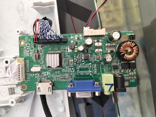 AIDU爱度显示器LJ240S主板2402W电源驱动一体板SJ240K1