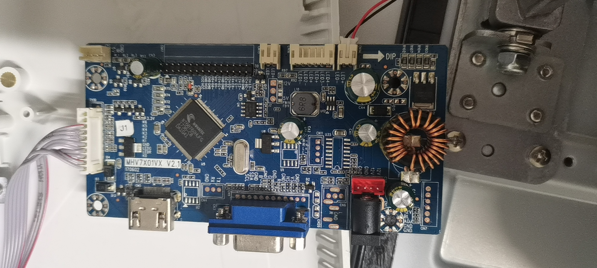 新境界HL3227S主板 电源驱动一体板MHV7X01VX V2.1 12V