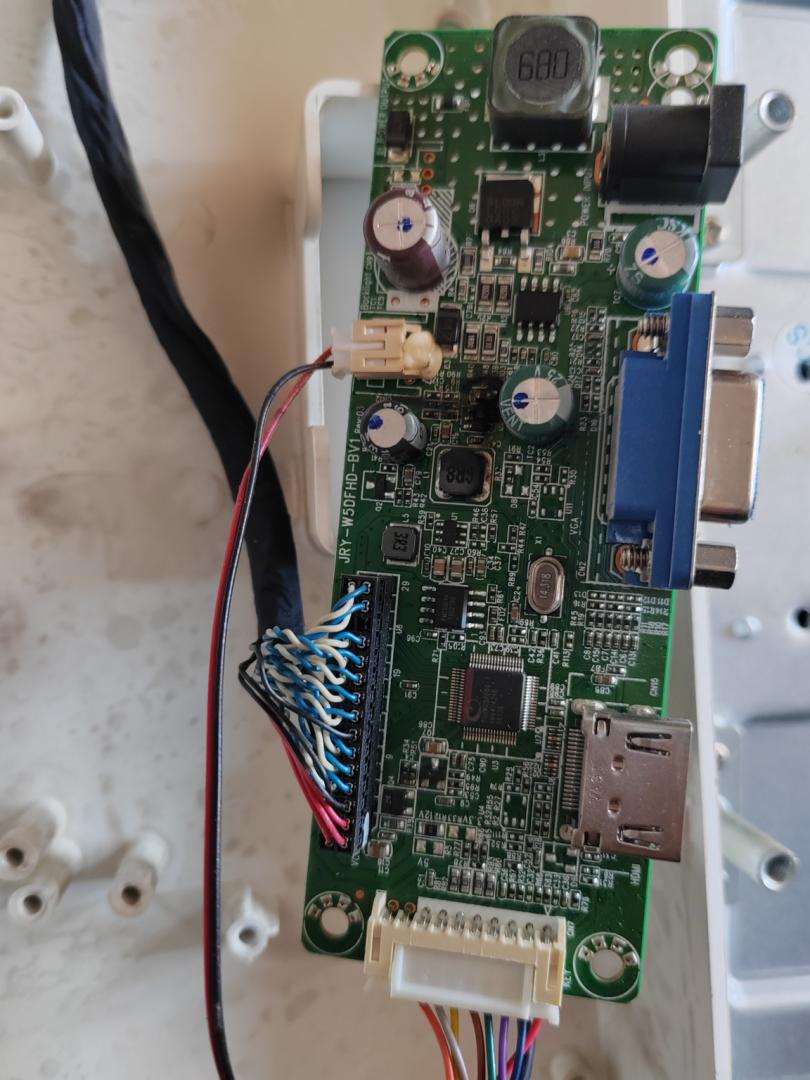 PANDA熊猫显示器PC27FB2主板I270电源驱动一体板12V