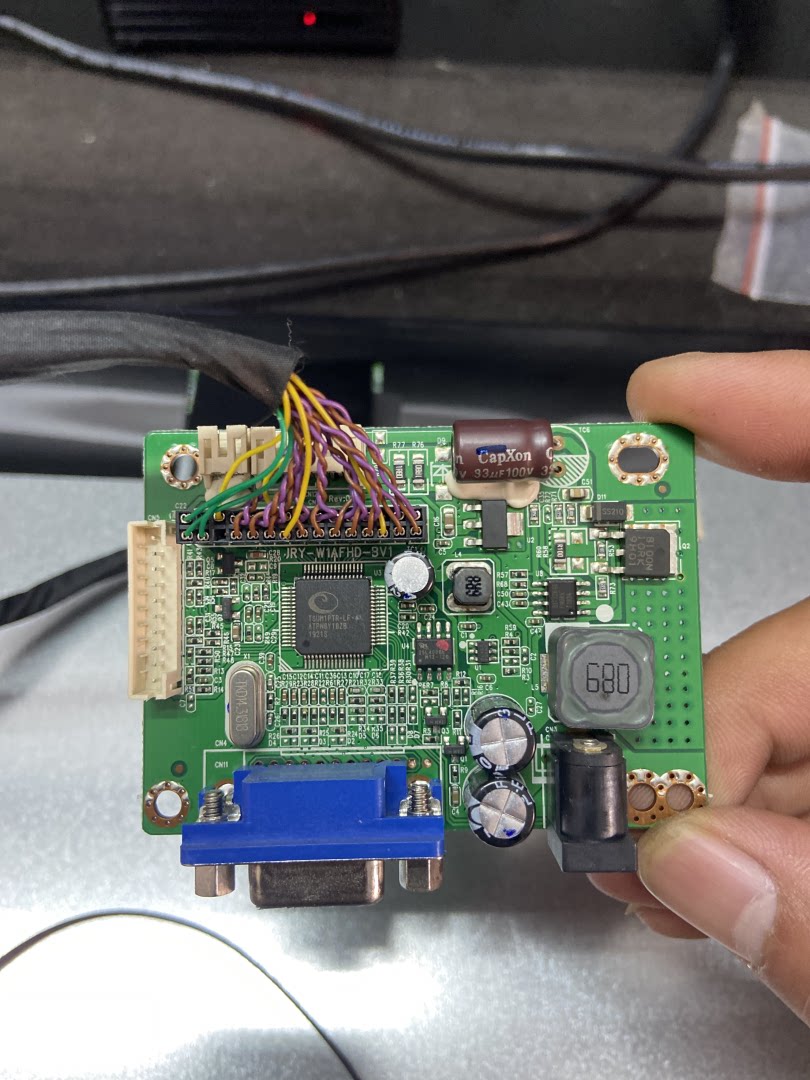 amoi夏新显示器p228主板m240电源驱动一体板4线 p229 m246