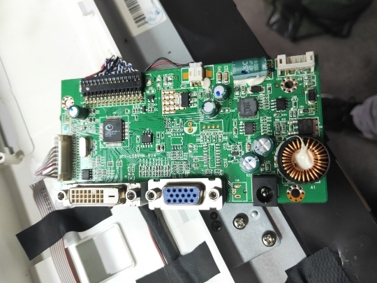 GOVO显示器G2408+主板HL3224F电源驱动一体板H24M08H