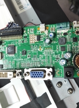 GOVO显示器G2408+主板HL3224F电源驱动一体板H24M08H