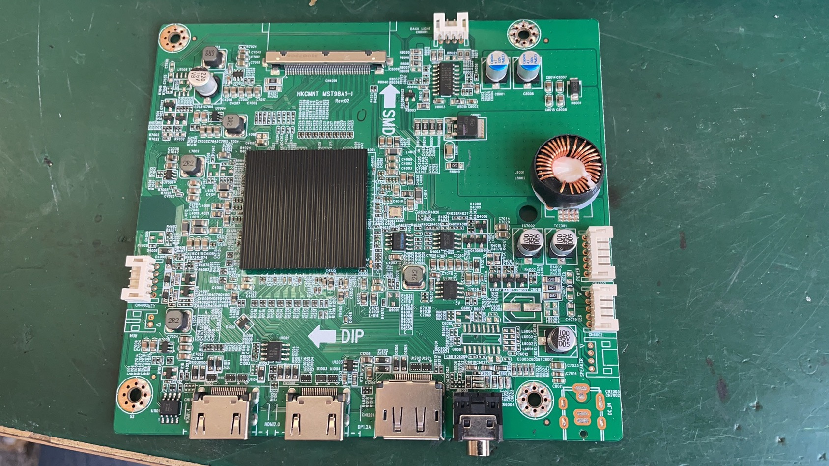 HKC惠科MG32A2F5主板CG322MPLUS驱动板MST98A1-1电源板