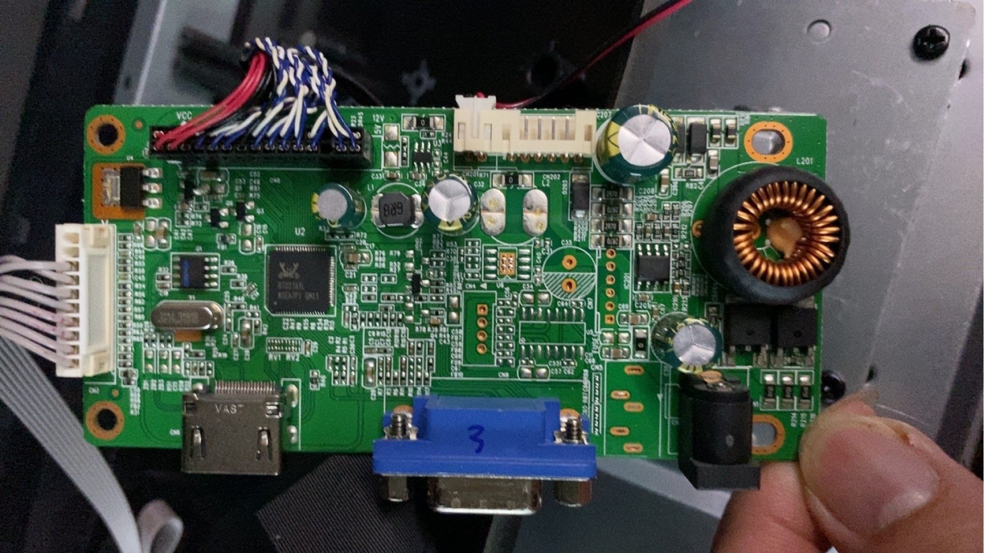 KONKA康佳显示器KM2719主板km2712电源驱动一体板12V