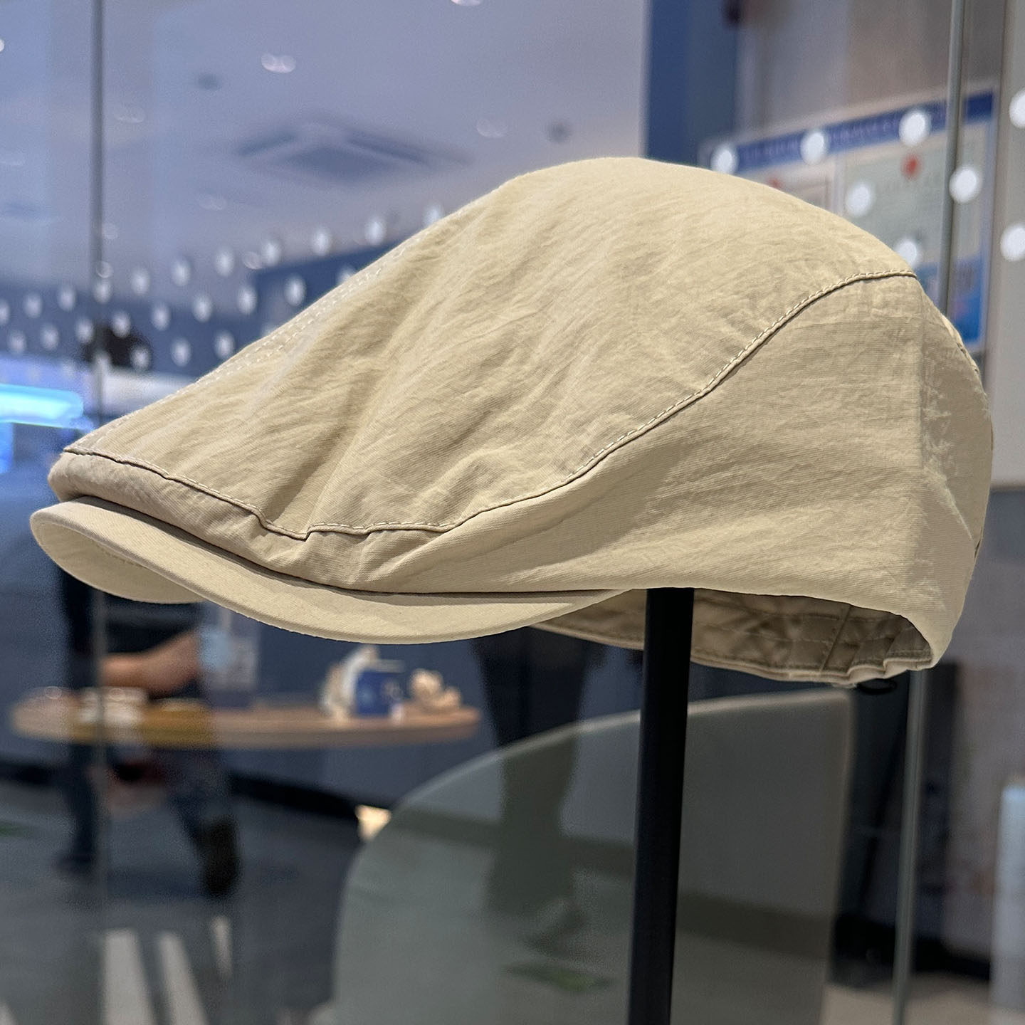 日系简约速干前进帽男女春夏薄款透气鸭舌帽休闲百搭显脸小报童帽