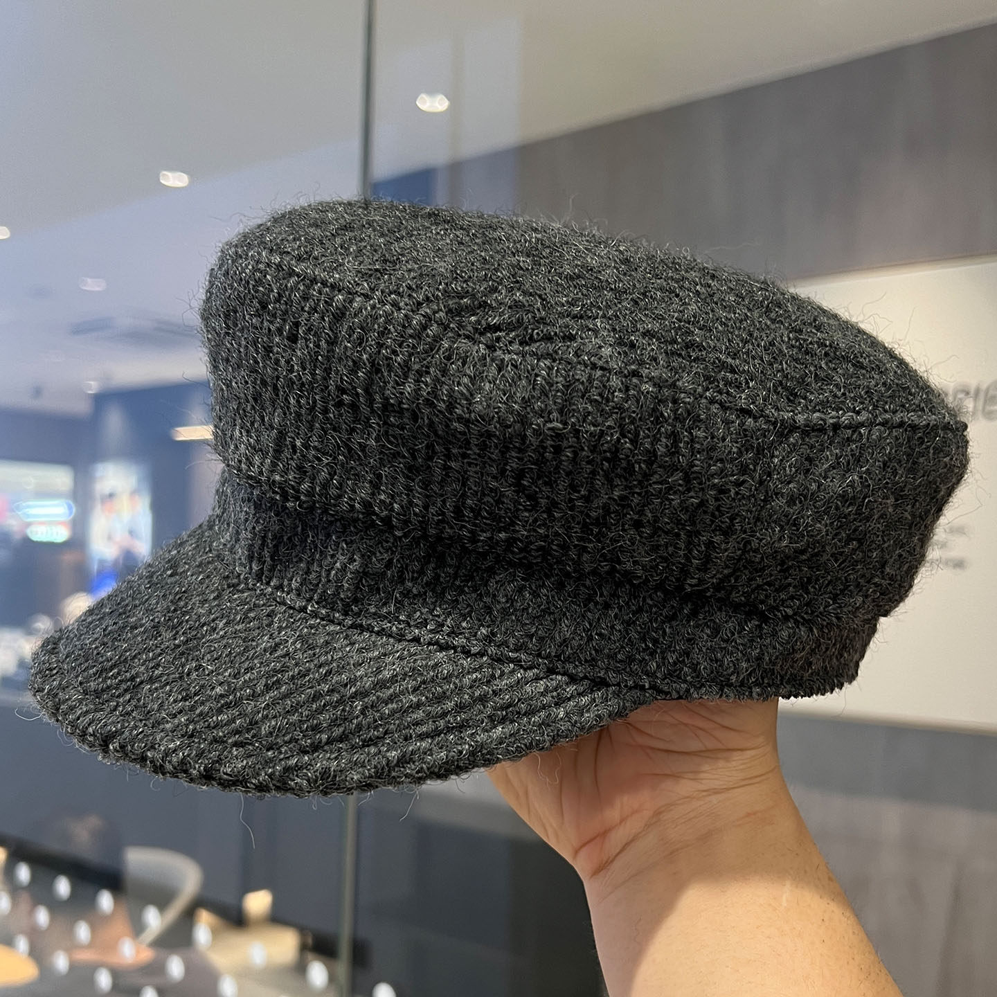 气质款高品质羊毛混纺平顶八角帽英伦风秋冬时尚百搭显脸小鸭舌帽