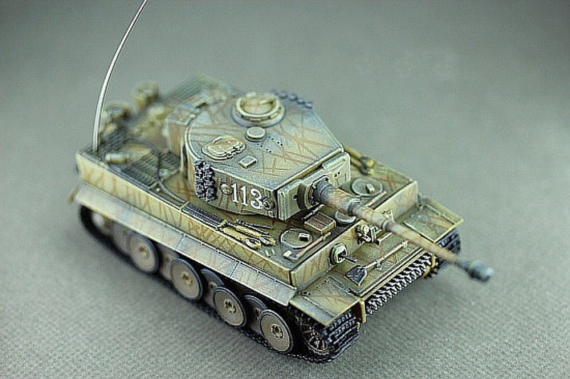 绝版★爱宝模型★威龙1:72二战德军虎式秋季迷彩坦克模型静态限量