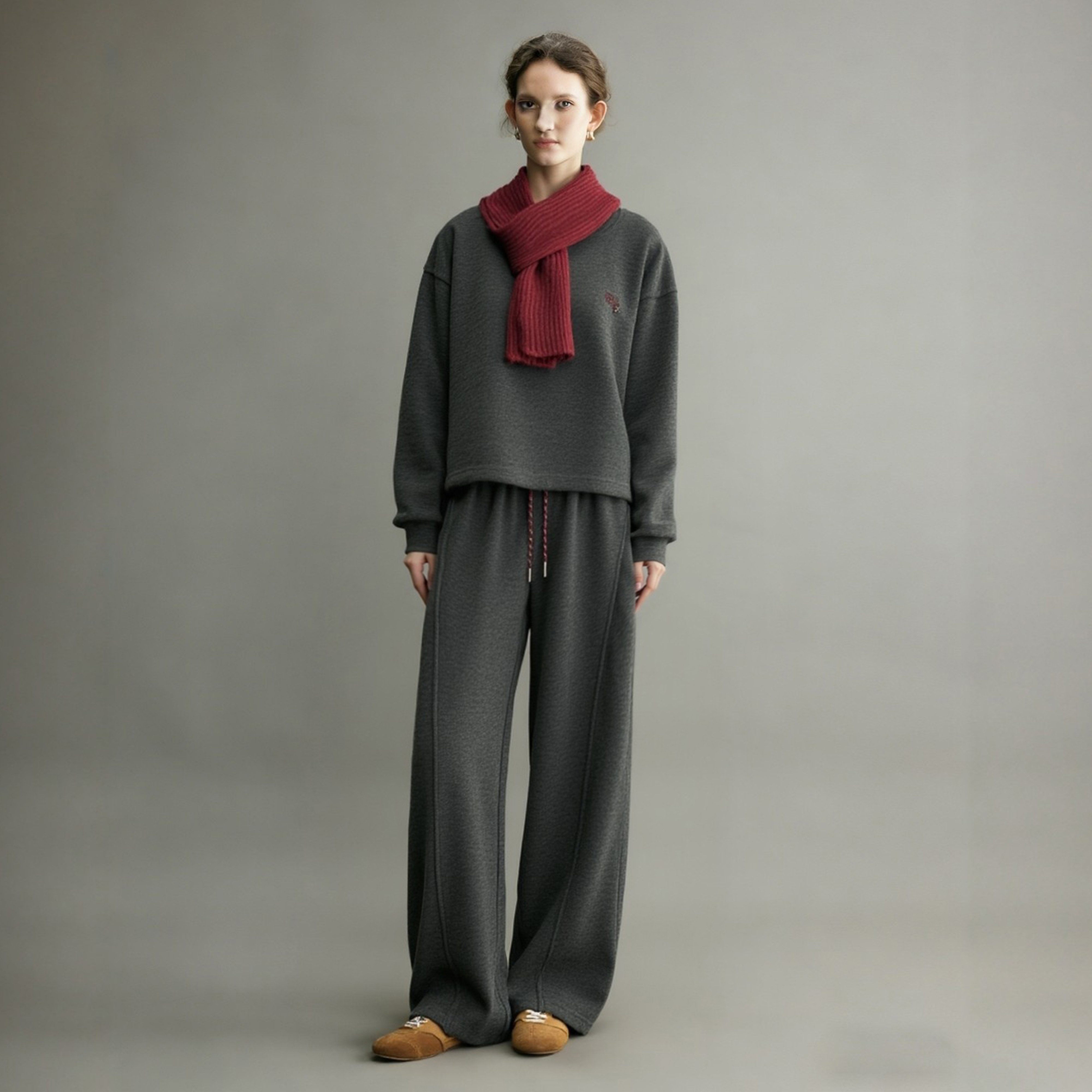 巨好看的运动套装女2026超火冬装一整套加绒加厚卫衣阔腿裤三件套,女装/女士精品,休闲运动套装,淘宝优惠券,粉丝福利购,淘宝优惠卷