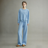 独特漂亮卫衣阔腿裤 新款 休闲两件套 女2026年春季 减龄显瘦运动套装