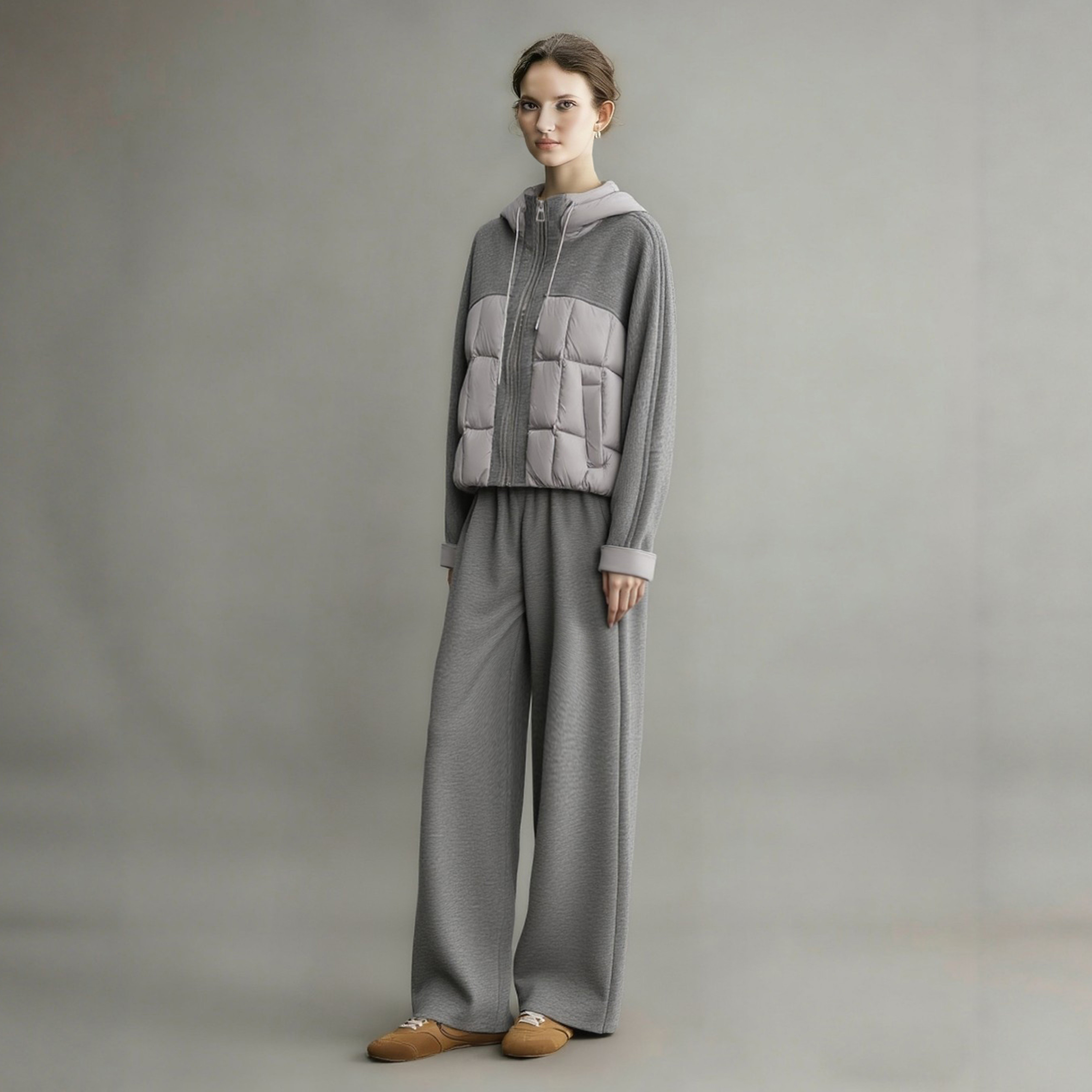 巨好看的运动套装女2026新款冬装加厚保暖棉衣加绒卫裤休闲两件套